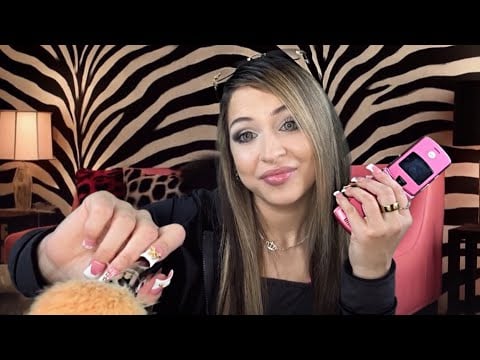 ASMR Your Mean 2000s Big Sis Gets You Ready ☎️💋