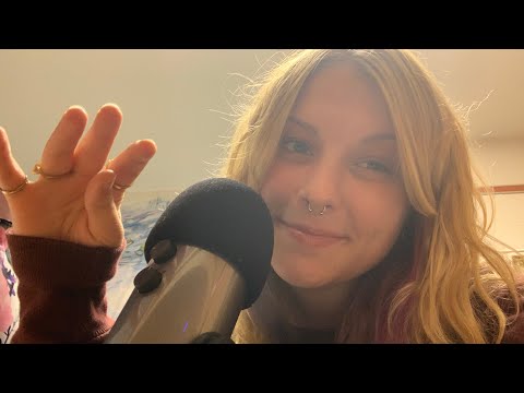 ASMR│LoFi mouth sounds + hand sounds w/ some rambling :)