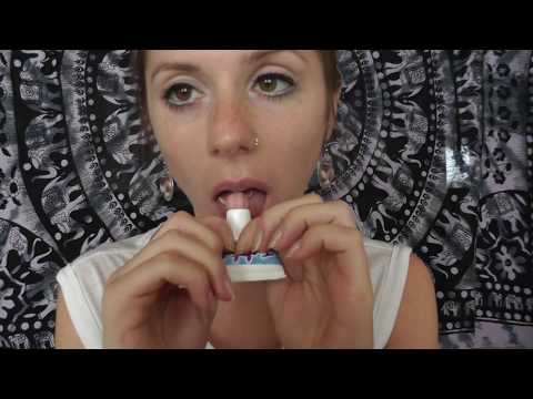 ASMR gum fun (gum blowing, tapping, whispering)