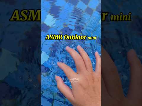 ASMR Outdoor Mini 🍃✨ Luge Kart, Rocks, Pool Water ASMR - Baseball #asmr #outdoors #asmroutdoor