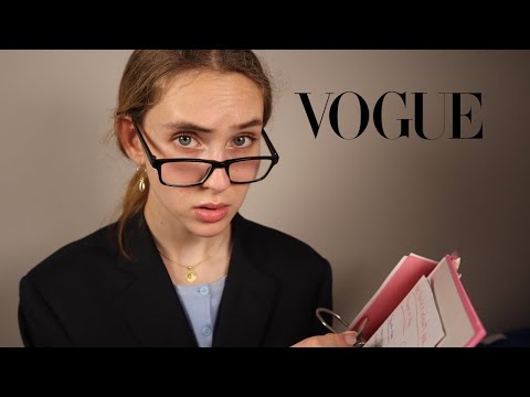 [ASMR ROLEPLAY] MEANGIRL PT.2  *PRIMER DÍA TRABAJANDO EN VOGUE*