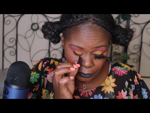 ASMR Women Takes Off Makeup Late Night