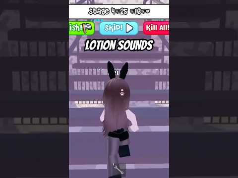 lotion sounds 🐾 #asmr #roblox #robloxasmr #lotionsounds  #lotionasmr #viral