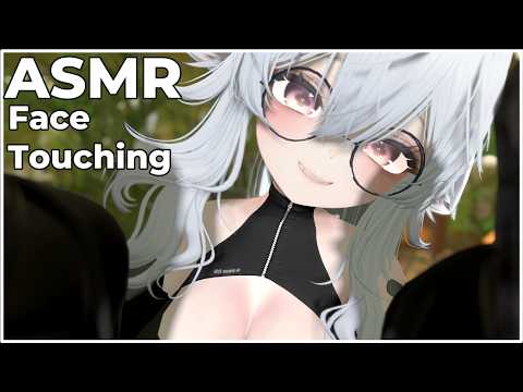 【Visual ASMR VRChat】 Catgirl Face Touching & Personal Attention for Sleep 😴🐾