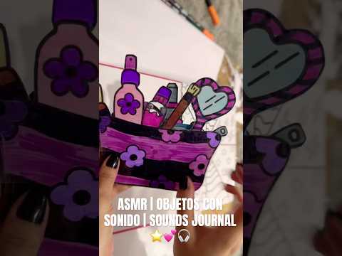 ASMR | OBJETOS CON SONIDOS | SOUNDS JOURNAL 💕🎧 #asmrvideo #journal #asmr #asmrsounds