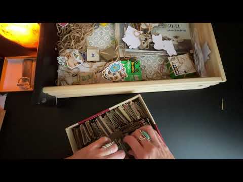 Quietly Organizing My Desk Drawer ~ ASMR Video for Sleep, Unintentional Visual ASMR Organizing Video