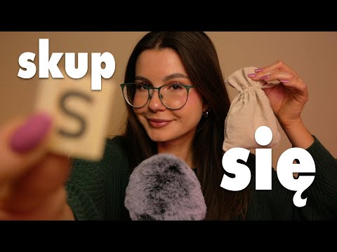 ASMR PO POLSKU 💞 skup się i wykonuj moje polecenia - z zamkniętymi oczami 😴 follow my instructions