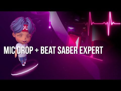 150BPM Beat Saber Mic Drop | Female Heartbeat ASMR
