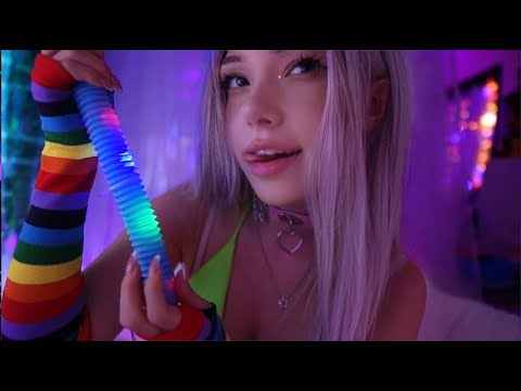 A Cute Rave Girl Gives You A Light Show! 💗 ASMR Roleplay