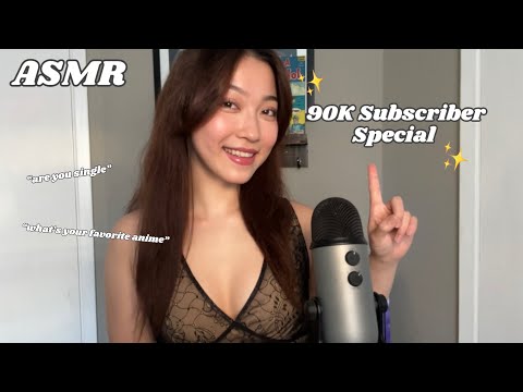 ASMR ✨ 90K Subscriber Special Q&A ✨ Answering Your Questions About Me 🤭