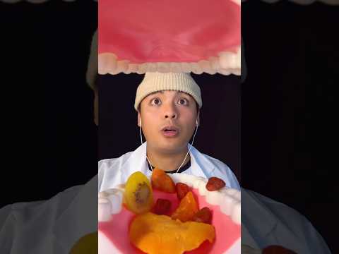 Dentist eats your letfovers #asmr #dentist #roleplay #eatingsounds ib:​⁠@Johnniibeanasmr