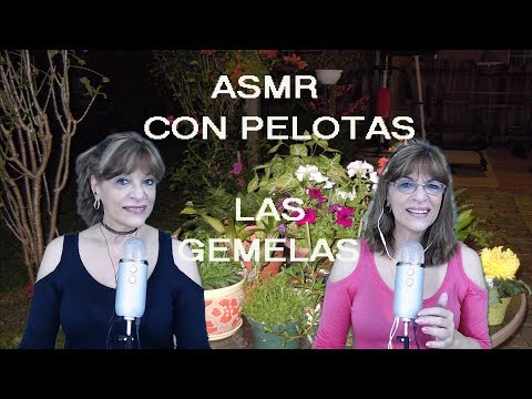 ASMR👭GEMELAS JUEGAN CON SUS PELOTAS🏀