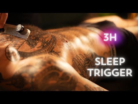 Deep Touch ASMR Hairy Chest Brushing for Comfort & Calm