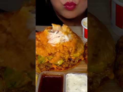 KFC CRISPY FRIED CHICKEN #asmr #food #satisfying #chicken