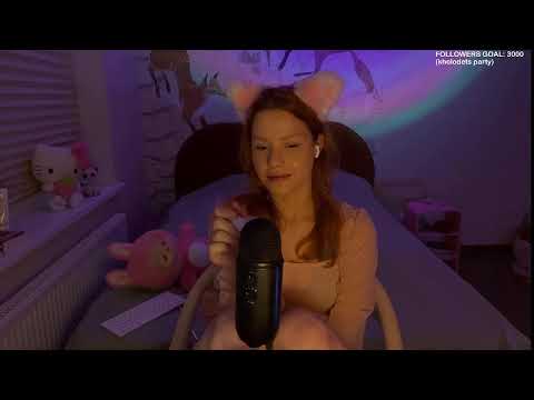 🌙 LIVE ASMR ~ wanna sleep? // мурашки гарантированы