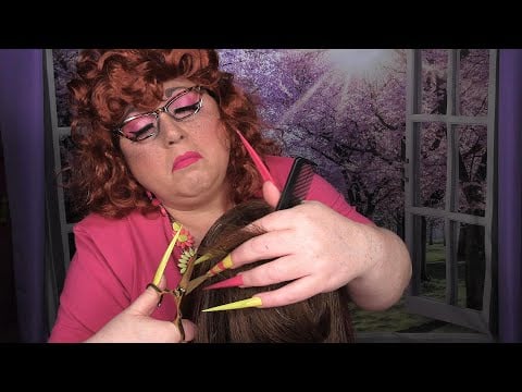 ASMR Worst Haircut Roleplay (Soft Spoken, Spray Sounds, Funny) Worst Hair Stylist
