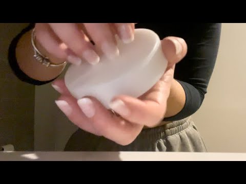 Lo-fi Fast and Aggressive ASMR / White Theme / Tapping & Scratching 🤍🤍🤍