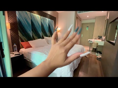 ASMR Tapping Around Hotel Room for sleep & tingles