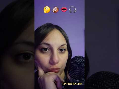 ASMR | Emoji challenge! 🥥 Parte 82 ❤️💖