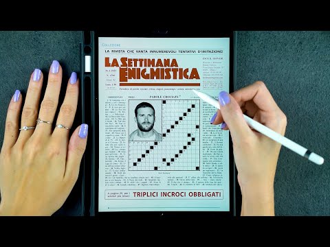 ASMR 📝 PRIMA SETTIMANA ENIGMISTICA del 2023 (Whispering)