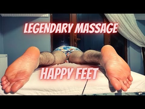 ASMR VERY RELAXING FRONT & BACK LEG AND FOOT MASSAGE