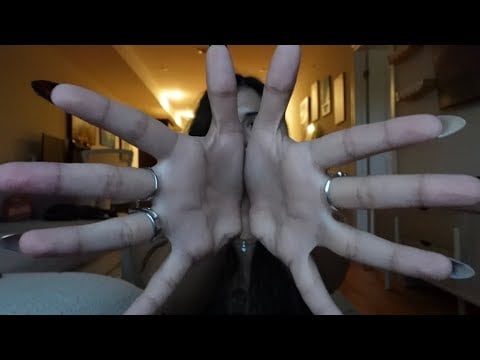 ASMR ⚡️ Fast to Slow PERIPHERAL Hand Movements + Tingly Mouth Sounds