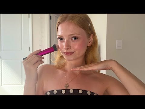 ASMR ~ DOING MY MAKEUP ~ WHISPER RAMBLE ✨