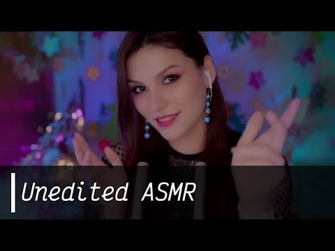 ASMR but unedited (real life sounds, whispers & hand movements)
