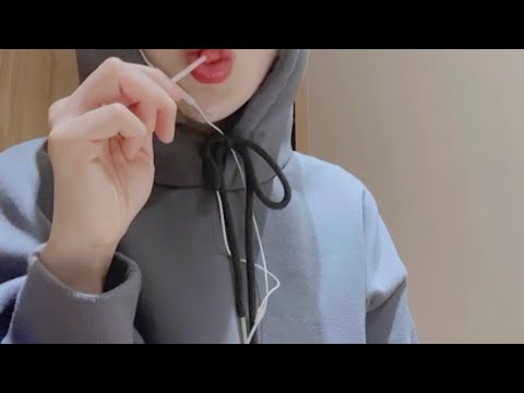 사탕 먹는거 구경 할래?/입소리 니블링 혀 팅글 nibbling tingle mouth sound candy eating asmr 팝핑캔디