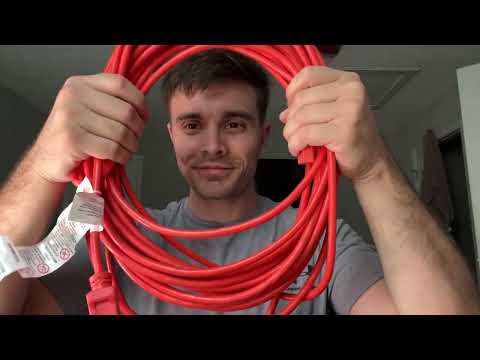 ASMR Gripping and Squeezing Sounds | Orange Extension Cord Returns With Friends 