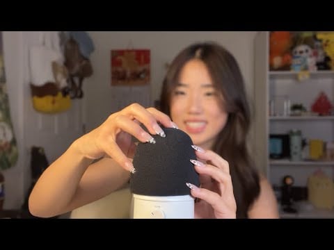 1 HOUR of AGGRESSIVE Foam Mic Cover Sounds ASMR