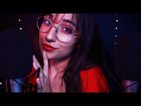 ASMR ~ Ear-to-Ear Unintelligible Whispers & Mouth Sounds! 💖