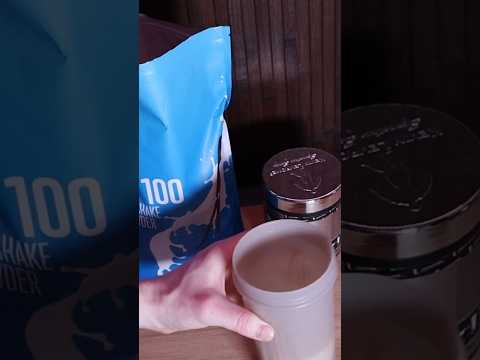 The Most Satisfying Protein Shake #asmr #shorts  🥤