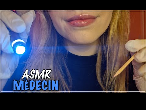 ASMR FRANÇAIS 🌸 ROLEPLAY MEDECIN "JE TESTE TA SENSIBILITÉ "