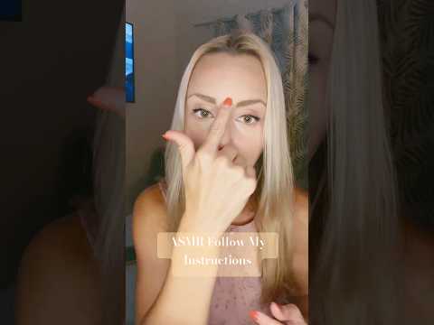 FAST ASMR ~ follow my instructions: #visualtingle #asmrforsleep #anxietyrelief