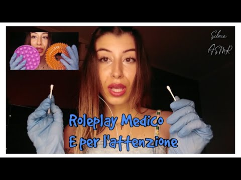 🇮🇹ASMR ITA• ROLEPLAY MEDICO🦠💉💊,TI VISITO ESAME DEI NERVI,e PER L'ATTENZIONE🧠 💙