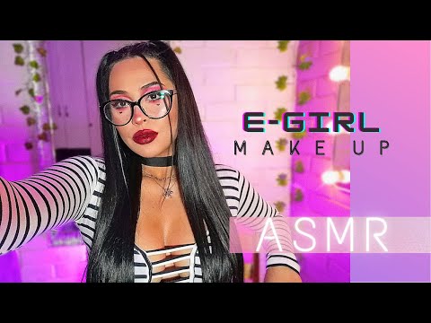 Me transformo en E-GIRL mientras te RELÁJAS (ASMR en español)