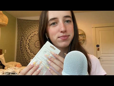 ASMR long nail tapping