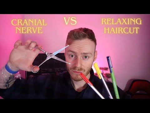 Hairdresser does Cranial Nerve Exam ASMR