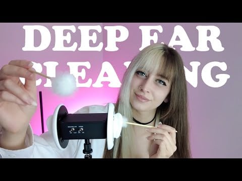deep ear cleaning for your filthy ears ♥ ASMR