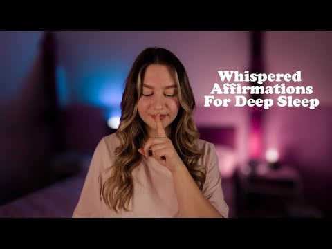 ASMR 1 Hour Whispered Affirmations to Fall Asleep Feeling Safe & Happy (audio only)