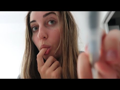 ASMR face tracing and touching