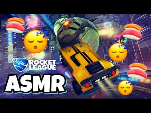 ASMR français dégustation de sushi sur ROCKET LEAGUE 💤😴🍣