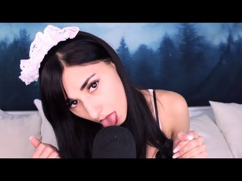 ASMR | MIC LICKING + LENS LICKING (LunaRexx ASMR)