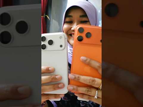 Unboxing iphone 17 pro max cosmic orange 🍊 #iphone17promax