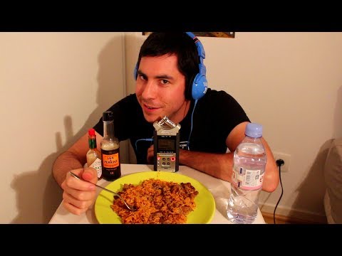 ASMR je mange mon plat de resistance