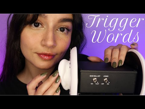 ASMR *Layered* Trigger Words To Help You Sleep, Tingle, and Relax ♡