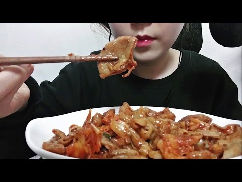 ASMR: Grilled Beef Tripe 곱창 밥 양파장아찌 이팅사운드 먹방 seasoning, vagetable Less Talking Eating sounds mukbang