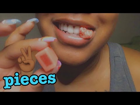 ASMR | Up Close GUM POPPING (2 pieces)