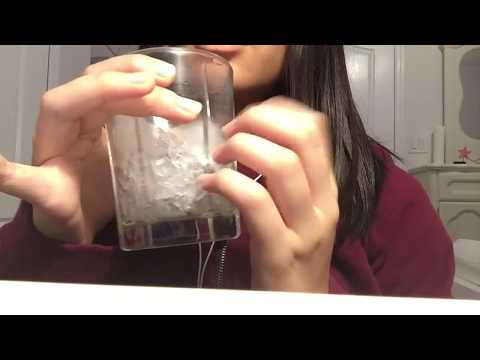 ASMR Eating Crushed Ice *Chewing Sounds*